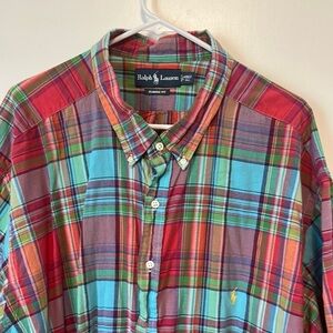 Ralph Lauren Men's Multicolor Plaid Shirt